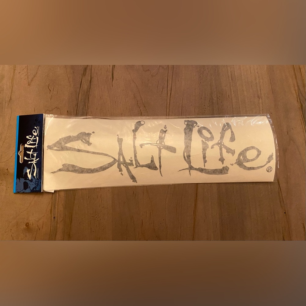 Salt Life Black  Decal 12” SAD930 NEW